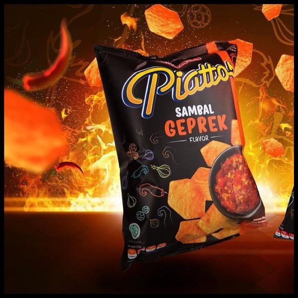 

Piattos Snack Kentang Sambal Geprek 68 gram