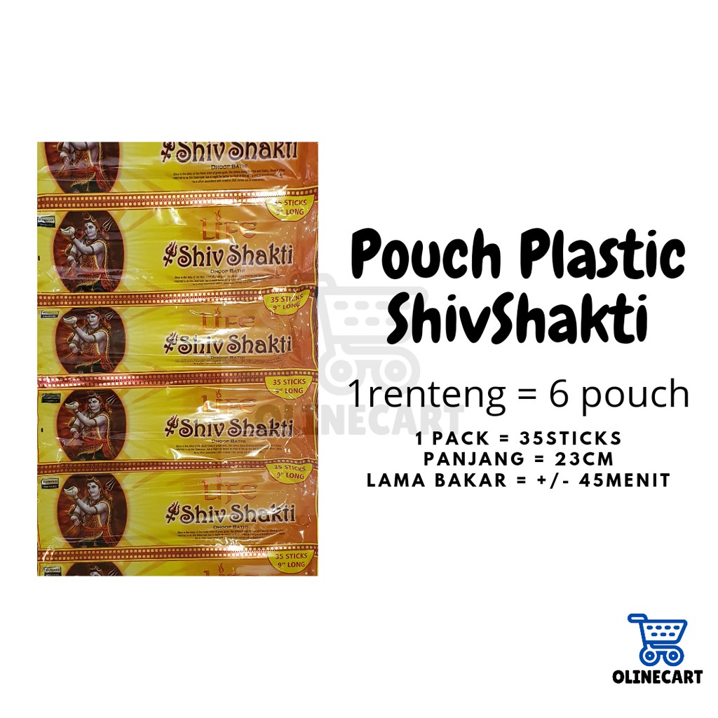 Hio Dupa Pouch Plastik Renteng Life Shivshakti by Dharsan