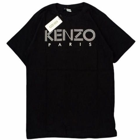 KAOS KENZO LOGO HITAM / BAJU KENZO / TSHIRT KENZO / MIRROR ORIGINAL 1:1