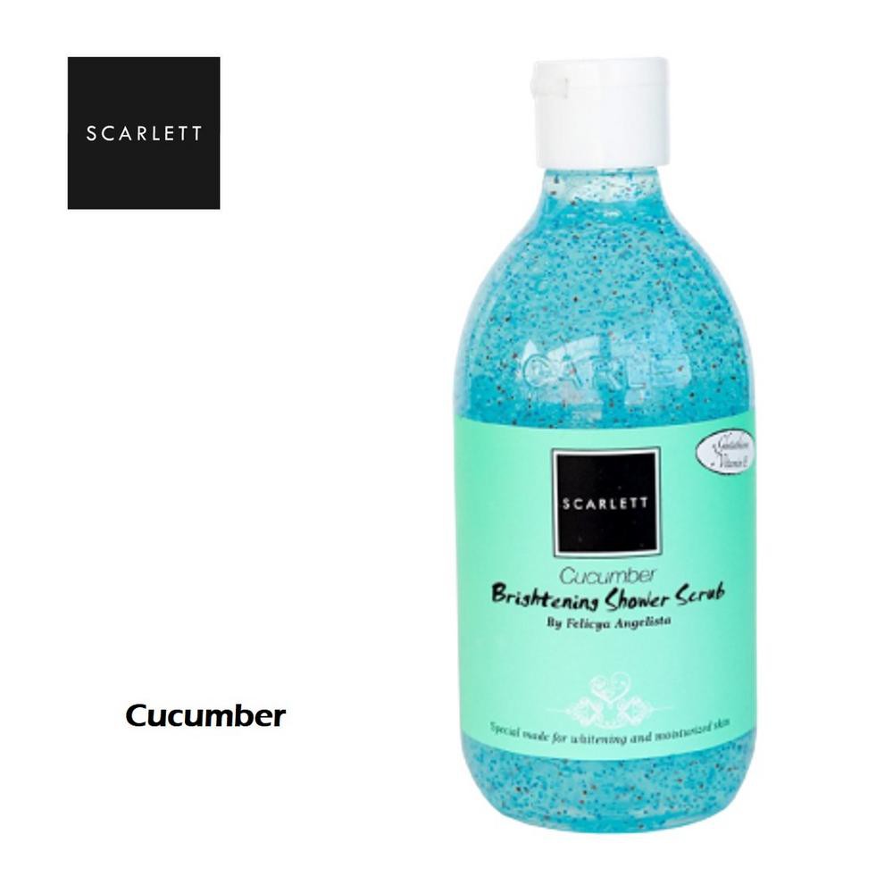 Scarlett Brightening Shower Scrub Cucumber