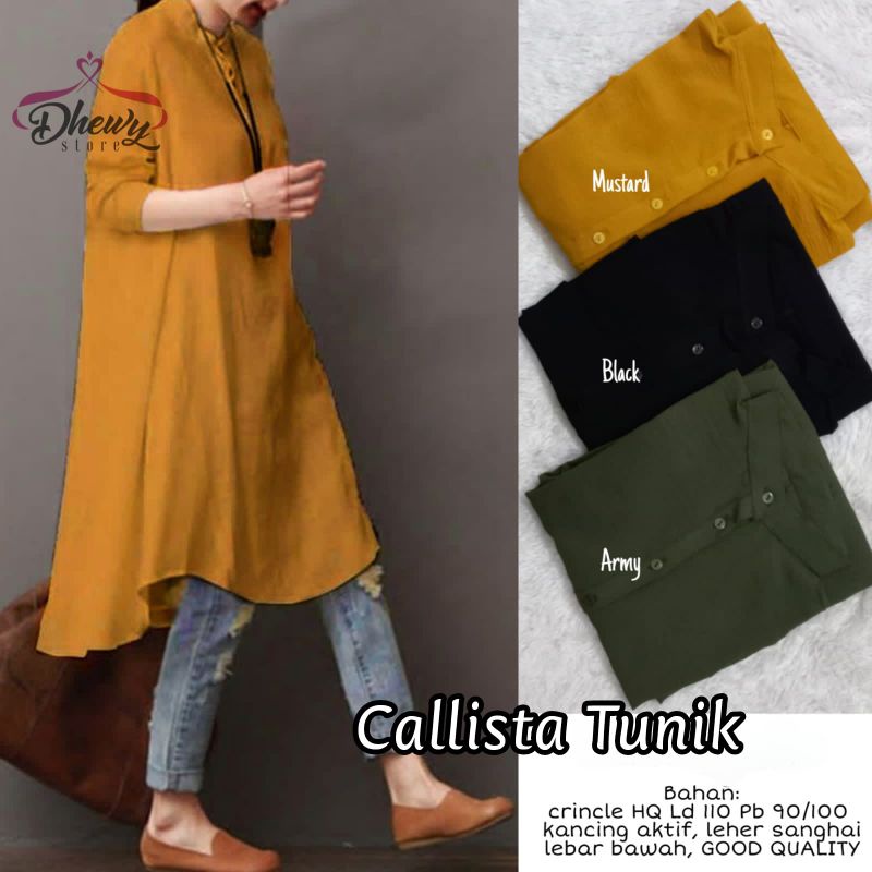 CALISTA tunik  crincle by DHEWY 16 2