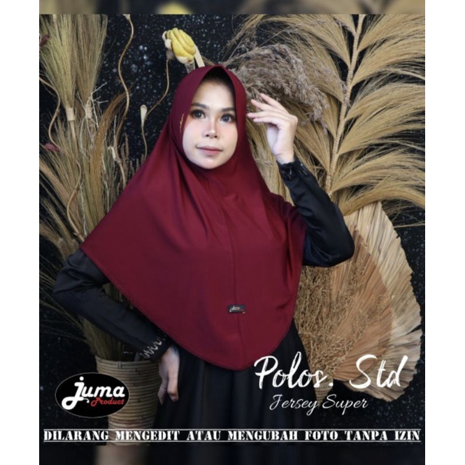 Jilbab Juma Standart Original/Hijab Instant Juma Polos