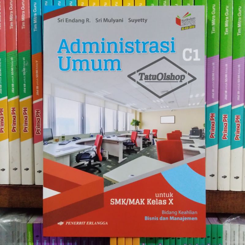Buku Administrasi Umum SMK Kelas 10 X 1 KIKD Original