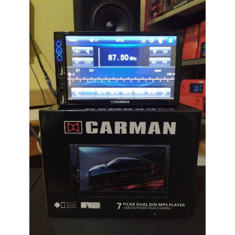 TERMURAH PROMO HEAD UNIT DECLAS CARMAN MP5 MIRROR LINK 7 INCH INCHI DIGITAL PANEL CAR DOUBLE DIN DUA