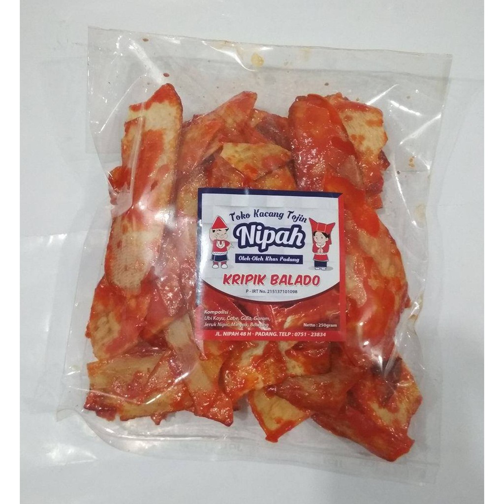 

Keripik Sanjai Balado Nipah Panjang 250gr Kripik Sanjay