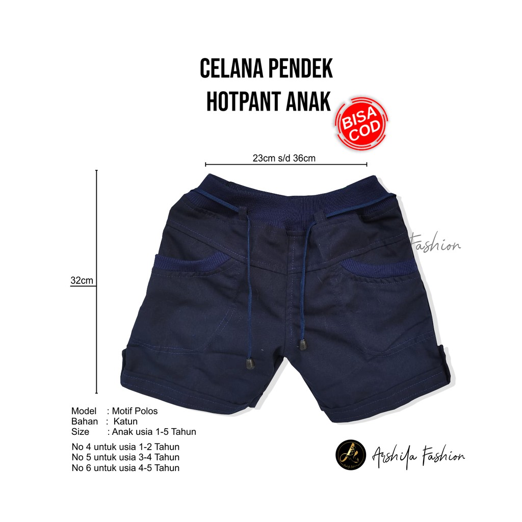 Celana Hotpan Anak 1-5 tahun / Celana Pendek Anak