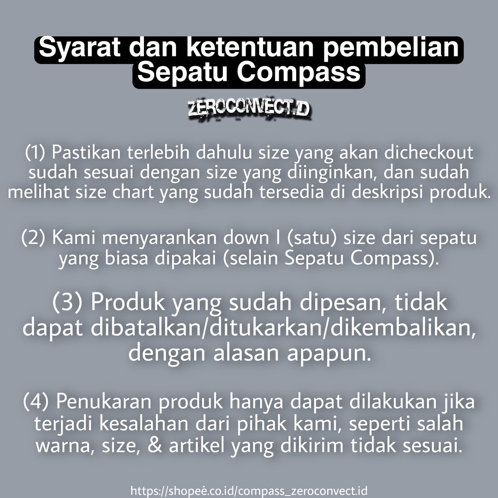 [ORIGINAL] Compass Retrograde Low / Slip-On UNKL347 - Quarter of a Century UNKL 3.4.7