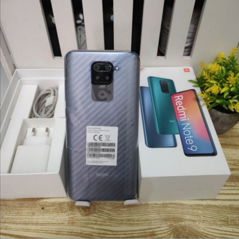 (hp bekas) Xiaomi Redmi NOTE 9 TAM Ram  4/64 GARANSI RESMI INDONESIA