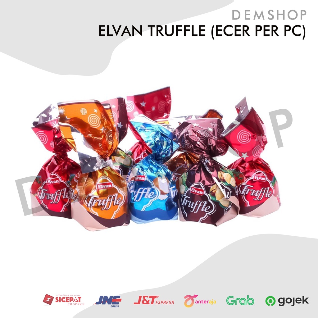 

Coklat Elvan Truffle Assortment Turkey Turki ( 1 Pcs )