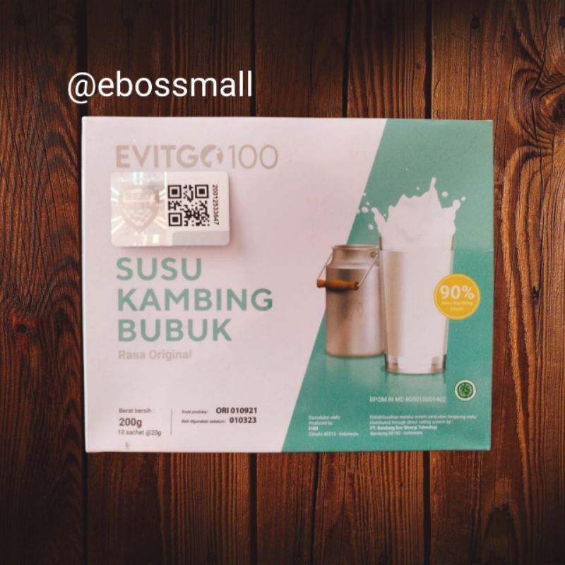 

EVIT GO SUSU KAMBING ORIGINAL