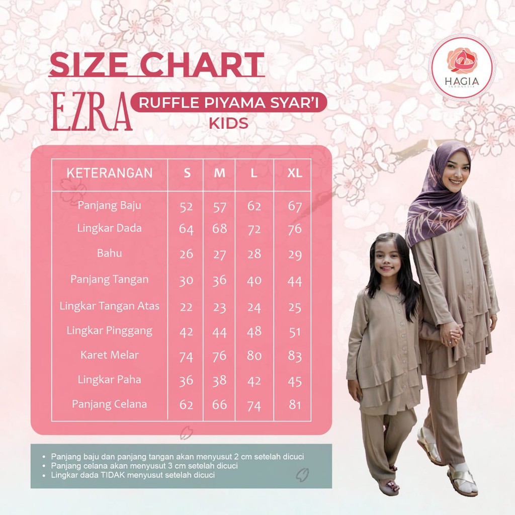 Ezra Ruffle Piyama Syar'i