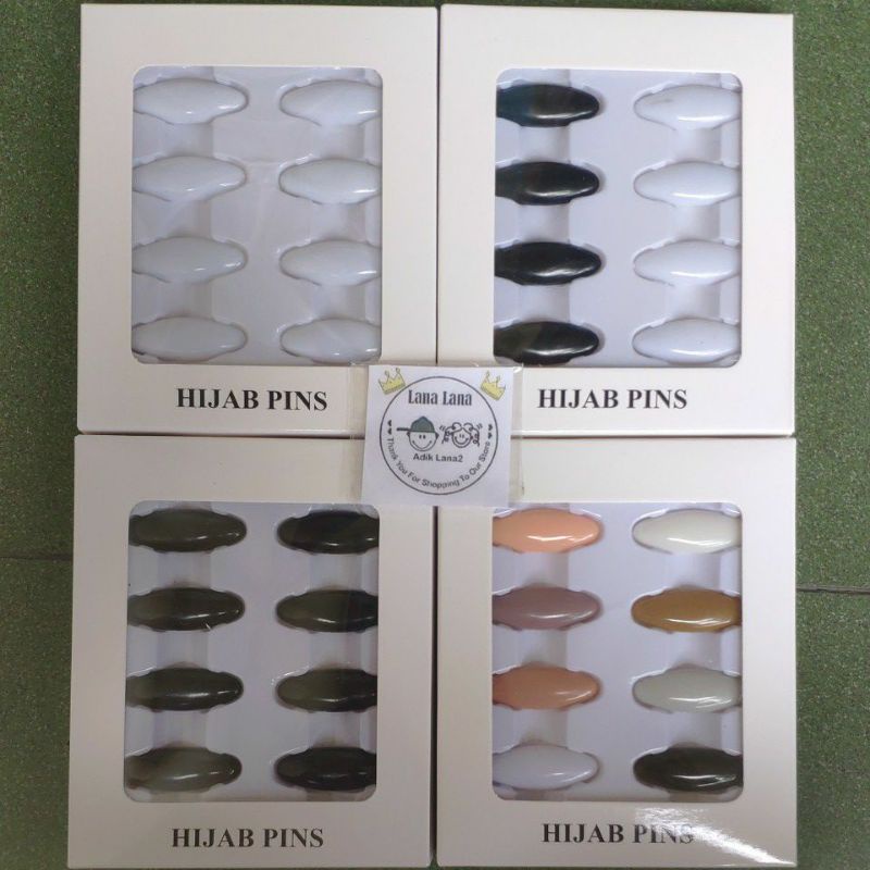 8pcs Hijab Pin. peniti cemiti kerudung jilbab