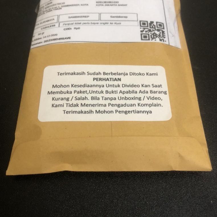 

(Seller Star UP 17Ap9Bh) isi 100 Label Stiker Untuk Online Shop Sudah Di Cetak Tulisan Unboxing Ke P