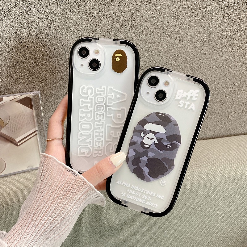 Casing iPhone 11 12 13 Pro MAX X XR XS MAX 7 8 Plus Motif Monyet ape 2 in 1