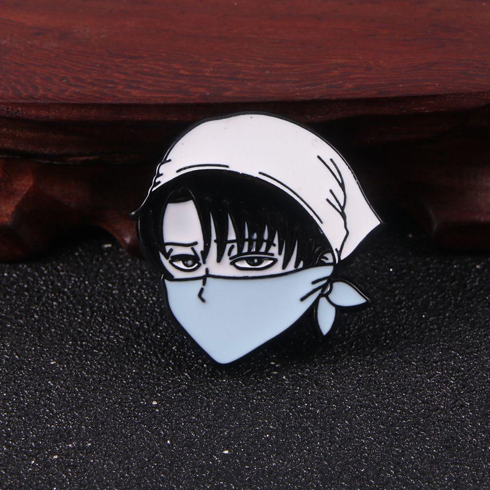 [Elegan] Attack on Titan Pin Aksesoris Pakaian Dekorasi Jaket Pin Pramuka Legion Kartun Dekorasi Lencana Anime Badge