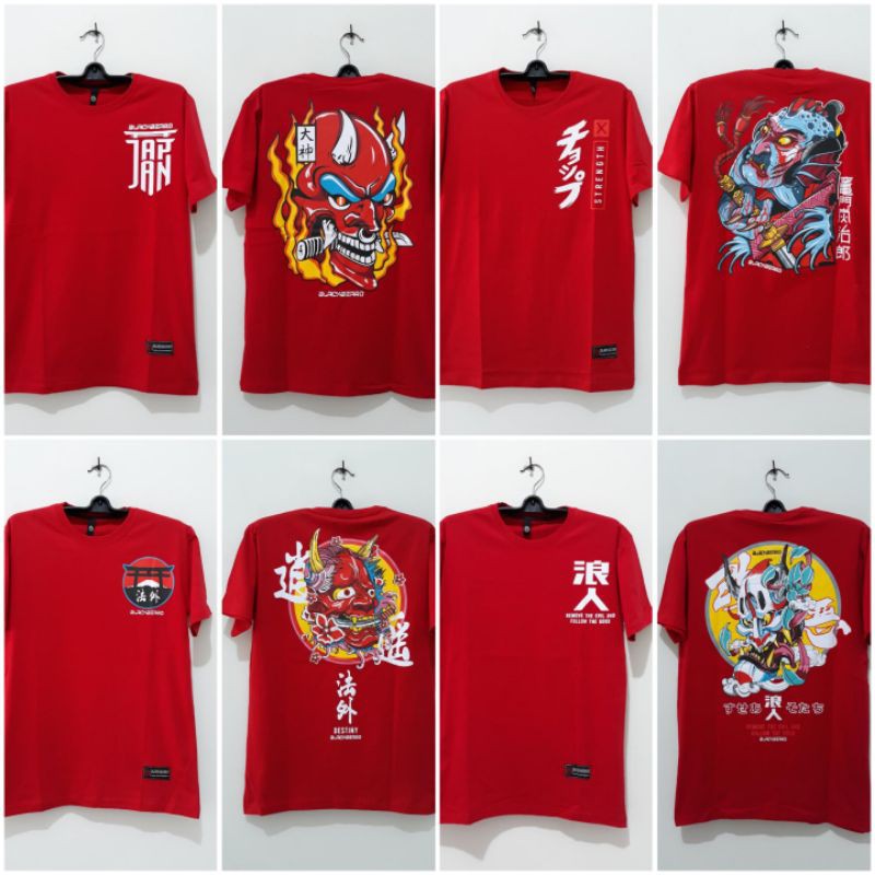 KAOS PRIA / TSHIRT JAPAN RONIN SAMURAI JEPANG / BAJU DISTRO