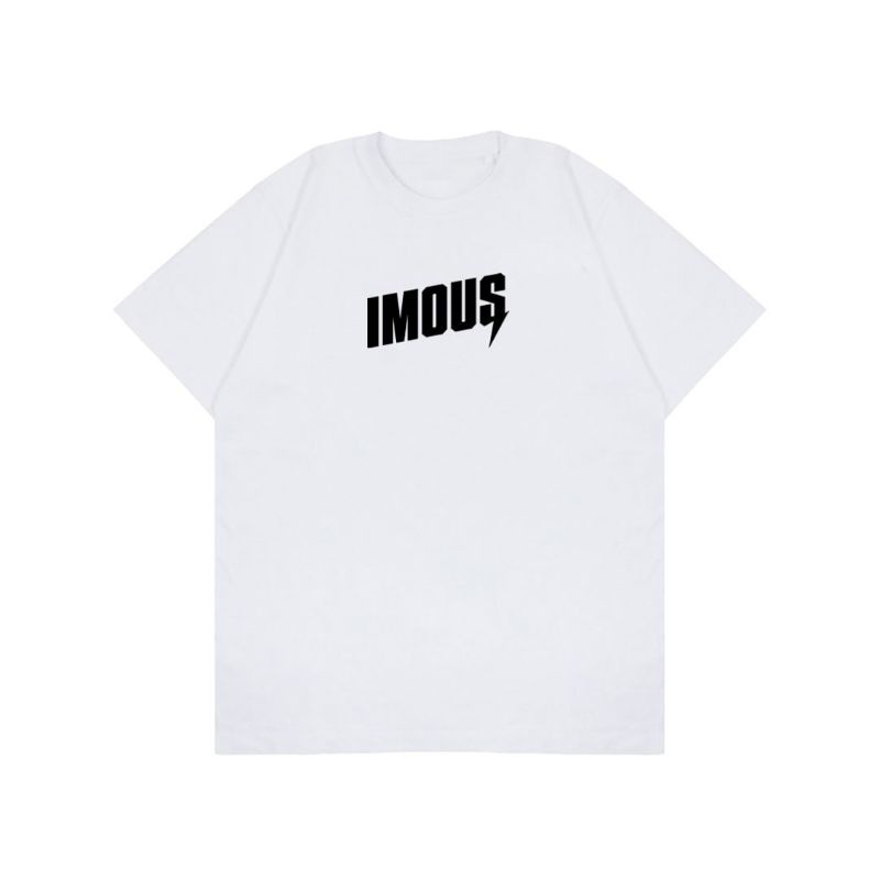 Imous.co Baju Lengan Pendek Kaos Distro Premium Pria / Wanita Putih Legend