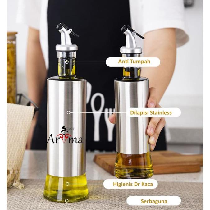 

[[BISA COD]] Botol Kaca 500 ml cocok untuk minyak goreng , wine , bumbu serbaguna