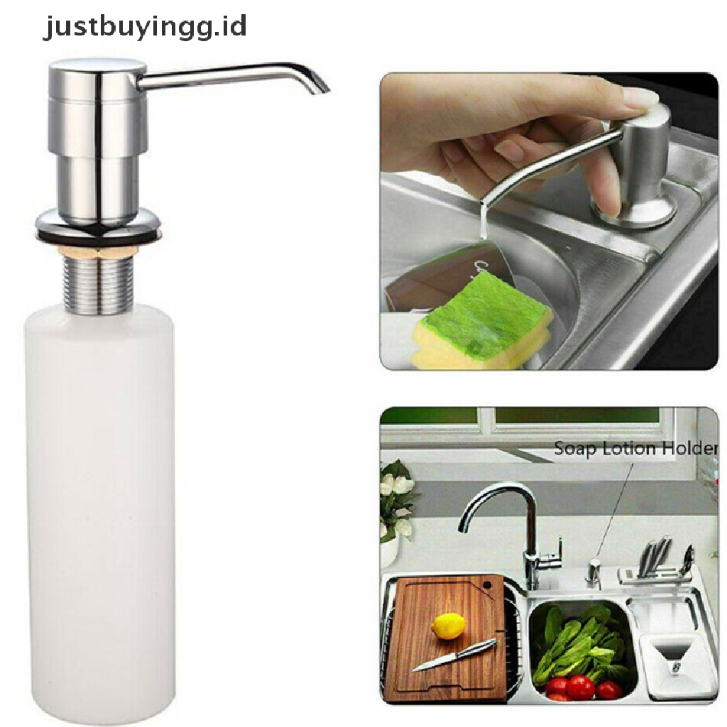 Botol Pompa Dispenser Sabun Cair 300ml Untuk Wastafel Dapur