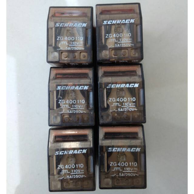 Schrack Relay ZG400110 5A Coil 110vDC