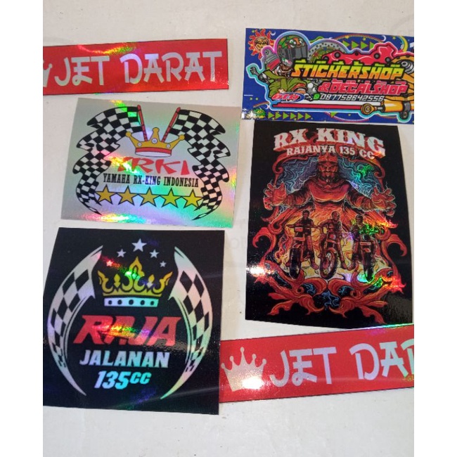 Stiker Hologram RX King Stiker Variasi Motor RX king