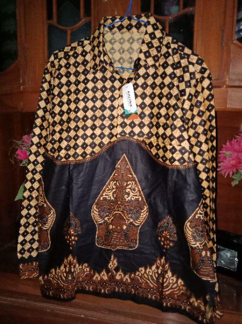 Baju Batik Couple Gamis Jumbo Murah Pasangan Modern Muslim | K016-43 Balqis Wg