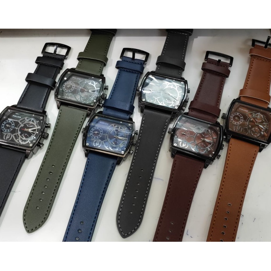 jam tangan pria police tanggal double time terbaru l1018