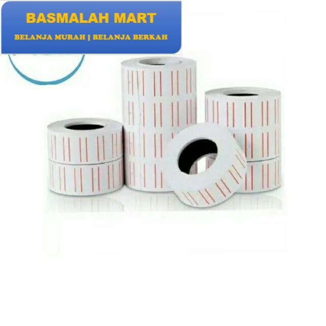 

KERTAS STICKER LABEL HARGA 1 BARIS LINE ISI REFILL PRICE LABEL MX 5500 MURAH (Ilham Berkah Mart)