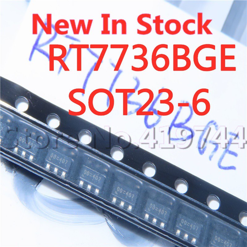 5pcs/lot Kualitas100% RT7736BGE RT7736BLGE RT7736 00= SOT23-6 LCD power supply SMD In Stock Baru Original