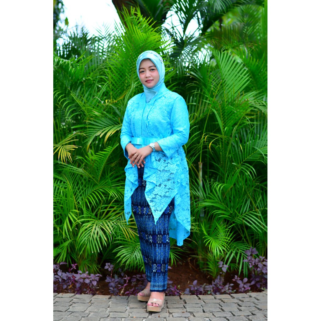 PB&gt; SET Kebaya shelvi 2 - floy pita / kebaya modern / baju kebaya wanita / fashion wanita terbaru