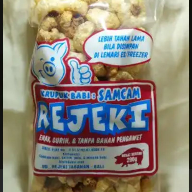 

Krupuk babi Samcam Rejeki 150gr