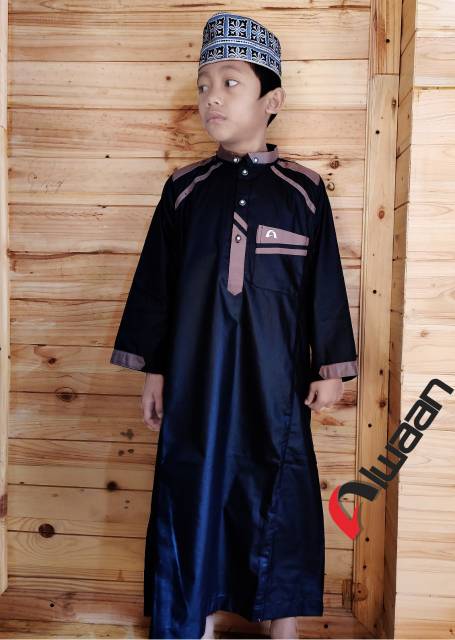 Jubah anak ALWAAN premium katun import