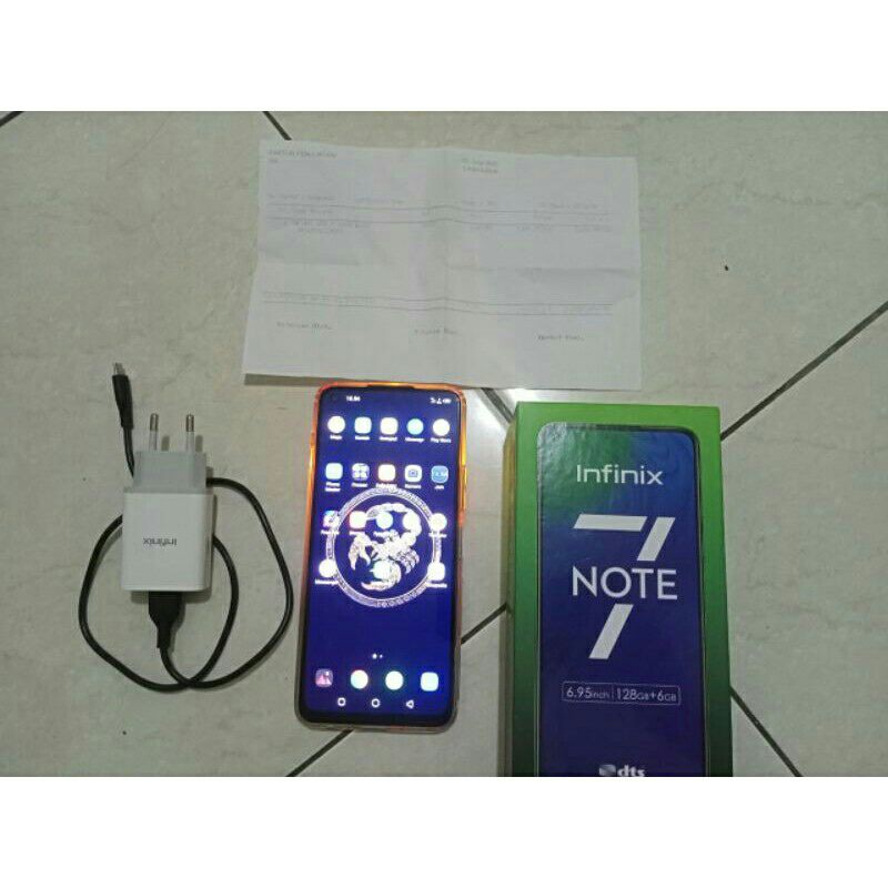 infinix note 7 bekas
