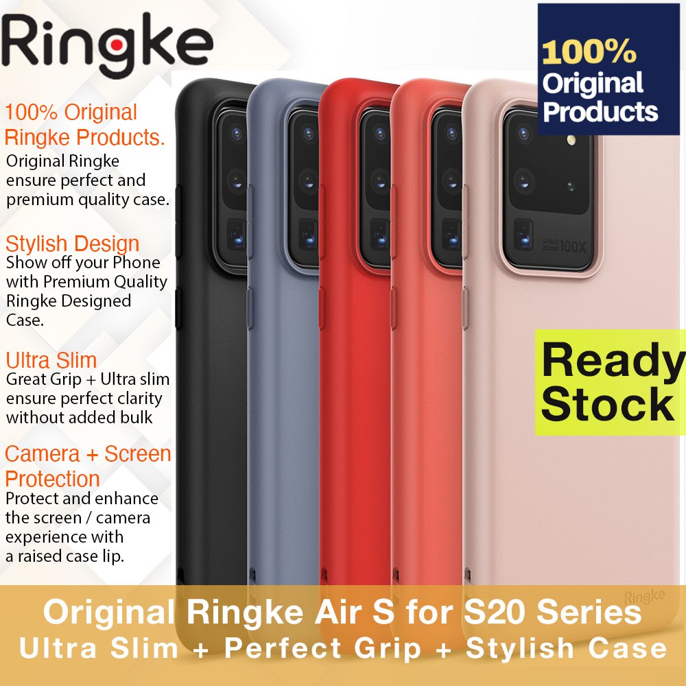Case Samsung Galaxy S20 Ultra & S20 Plus & S20 - Original Ringke Air S