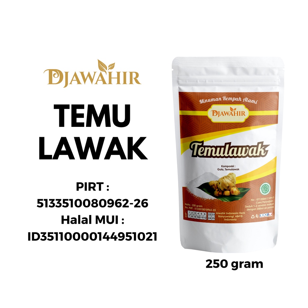 

Temulawak Instan Djawahir Herbal 250gram