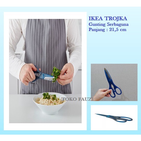 

Toko Fauzi - Gunting Serbaguna, Biru / Scissors Blue