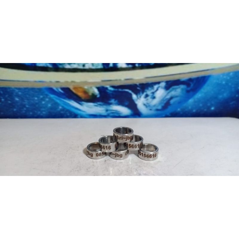 RING MERPATI BAJA LASER SLIM TINGGI 3-4MM