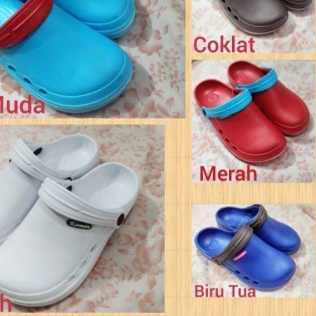 ✥ SEPATU SANDAL MODEL CROCS# Sandal karet cowok/ pria ➴