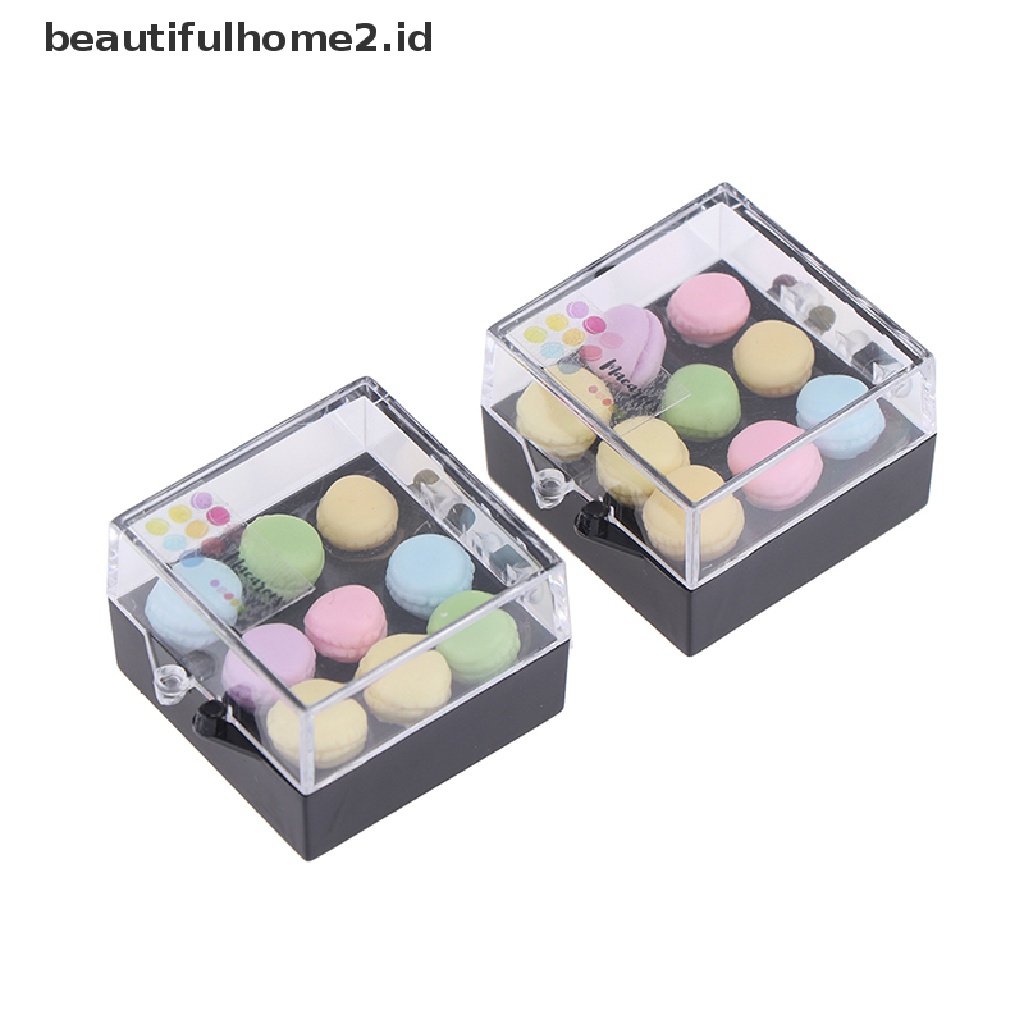 (Beautifulhome2) Buku Literatur Bahasa MandarinId 1 Set Mainan Miniatur Macarons Skala 1: 12 Untuk Dekorasi Dapur Rumah Boneka