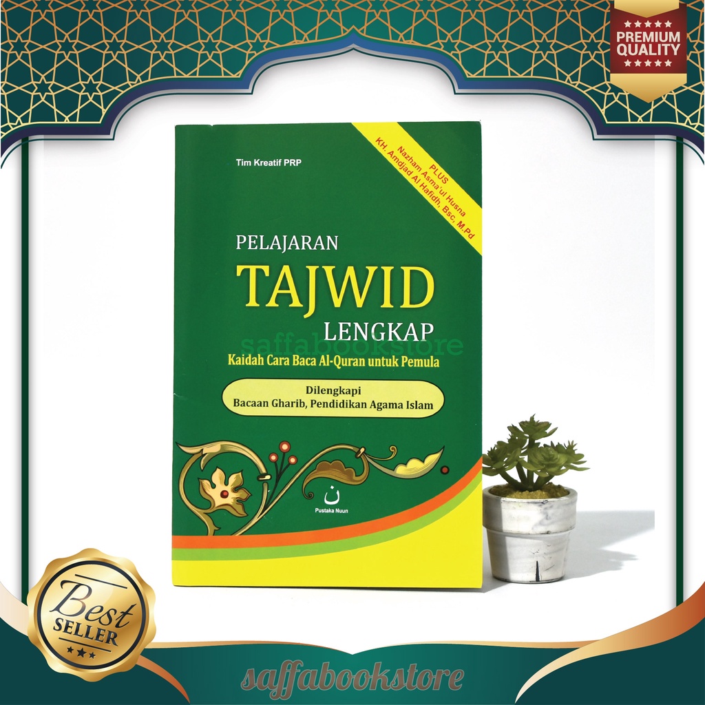 BUKU TAJWID – PELAJARAN TAJWID LENGKAP (DASAR TAJWID) Dilengkapi Bacaan Gharib & Pendidikan Agama Is