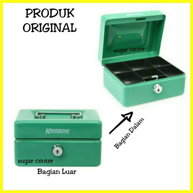 Cash Box 6 inch Kotak  Penyimpan Uang Kotak  Uang Box Uang 