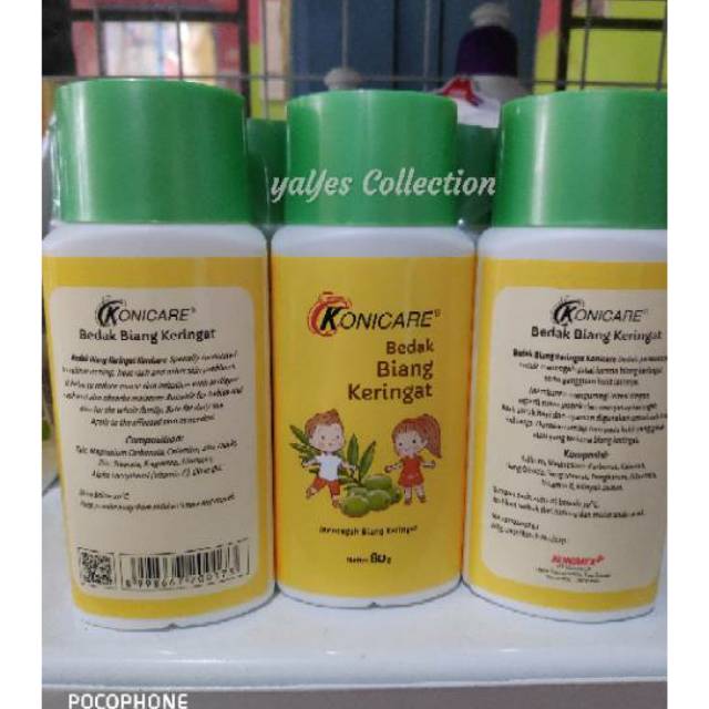 Bedak biang keringat kringat 80 g gr Konicare konikare conicare conikare baby powder serbuk