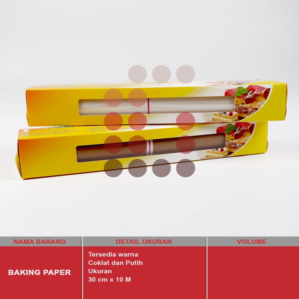 baking paper 30x10meter