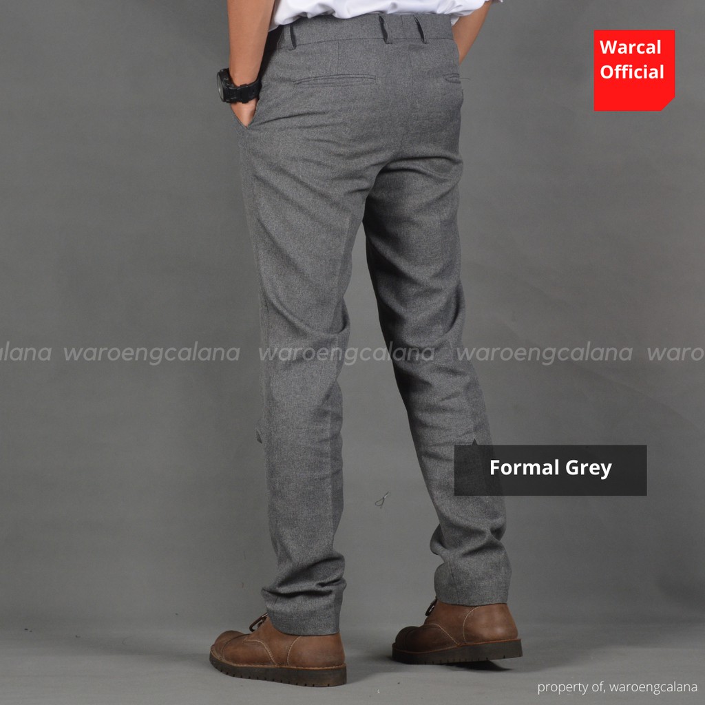 Celana Kerja Casual Formal Grey