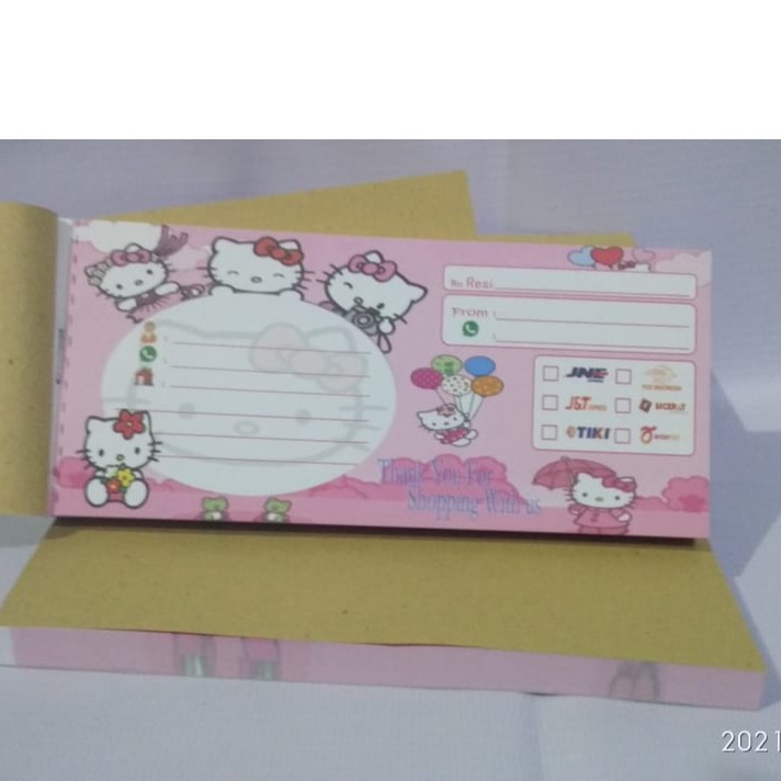 

Label Pengiriman olshop kekinian Motif Hello Kitty 2 harga terjangkau
