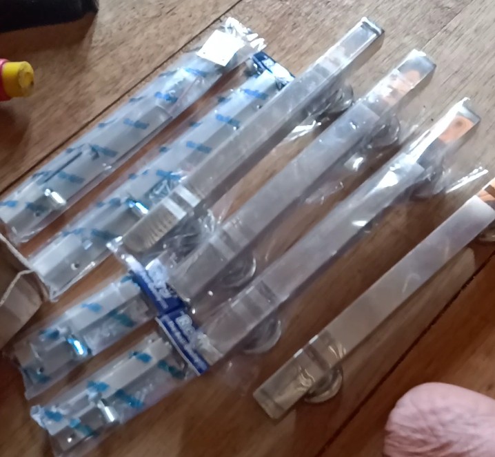 Handle Pintu Kupu Tarung Minimalis Door Pull Stainless 25 Cm Kotak Box Dof Kombinasi Kecil Murah