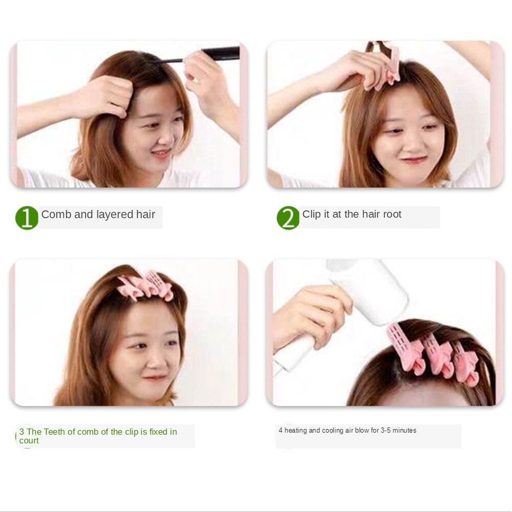 [Terbaru] Roll Rambut Korea Jepit Rambut Klip Rambut Roll Hair Styling Gelombang Rol Rambut