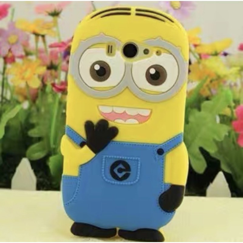 Silicon Case 3D Wana Kuning VIVO V3  V3 MAX V5  V7  V7 PLUS silikon tebal karakter lucu / case anak anak warna biru / pelindung hp