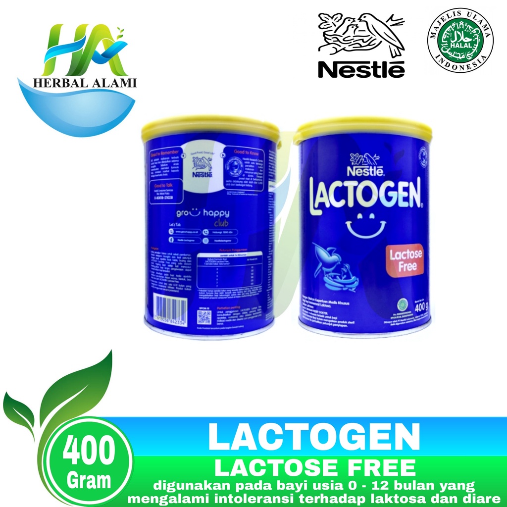 Nestle Lactogen Lactose Free 400 gram - Susu Formula Bayi