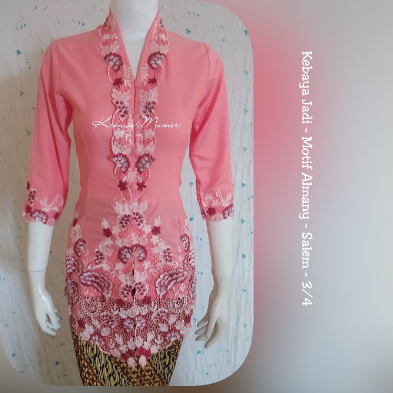 Kebaya Bordir. Kebaya Encim. Kebaya Jadi. Kebaya Murah. Kebaya Salem-Almany Salem 3/4